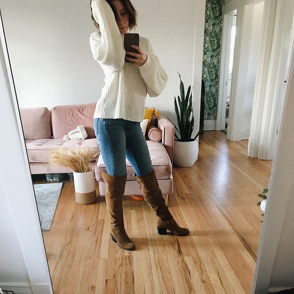 Thigh High Suede Boots